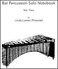 BAR PERCUSSION NOTEBOOK VOL 2 MARIMBA cover